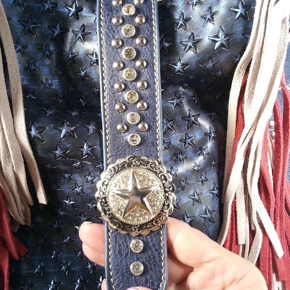 Montana West Stars And Stripes Concealed weapon purse - Picture 13 of 17